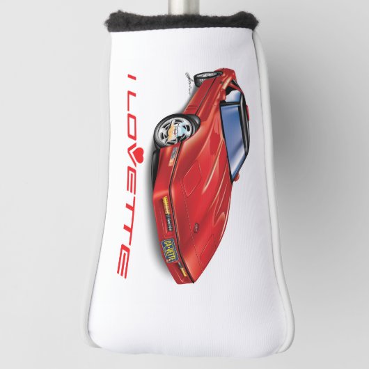 ICH LIEBE EINZIGARTIGE AUTODESIGN GOLF HEADCOVER (Rotieren 90)