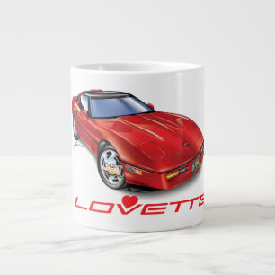 ICH LIEBE EINZIGARTIGE AUTODESIGN Jumbo-Tasse
