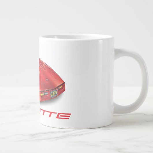 ICH LIEBE EINZIGARTIGE AUTODESIGN Jumbo-Tasse (Rechts)