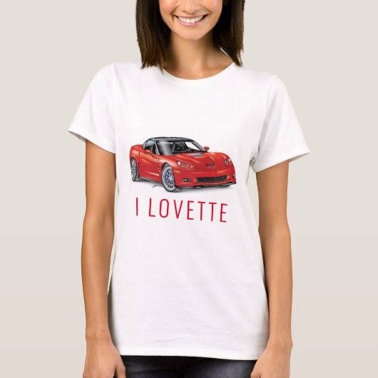 ICH LIEBE EINZIGARTIGE AUTODESIGN T-Shirt (Vorderseite)