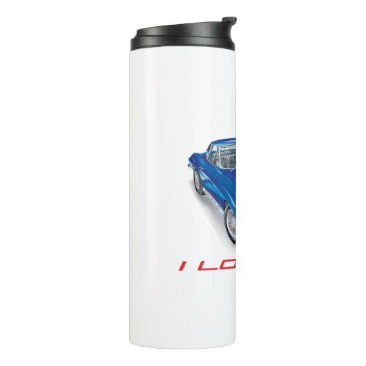 ICH LIEBE EINZIGARTIGE AUTODESIGN THERMOSBECHER (Nach links gedreht)