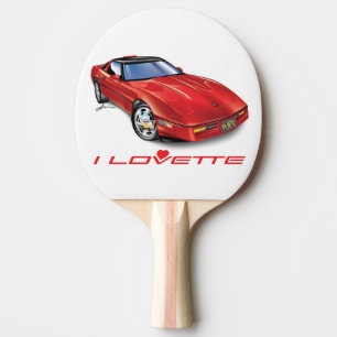 ICH LIEBE EINZIGARTIGE AUTODESIGN TISCHTENNIS SCHLÄGER