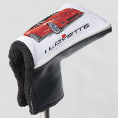 Ich liebe einzigartiges Autodesign Golf Kopfbedeck Headcover (3/4 Vorderseite)
