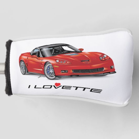 Ich liebe einzigartiges Autodesign Golf Kopfbedeck Headcover (Vorderseite)