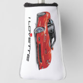 Ich liebe einzigartiges Autodesign Golf Kopfbedeck Headcover (Rotieren 90)