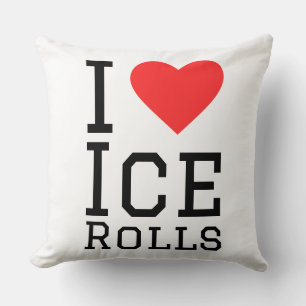 Ich liebe Eiswaffeln Kissen