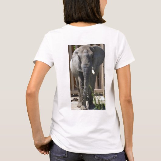 Ich LIEBE ELEFANS! T-Shirt (Rückseite)