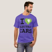 Ich liebe Elektroauto-Freunde T-Shirt (Vorne ganz)