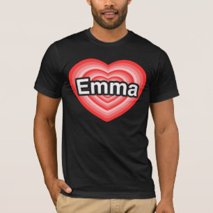 Ich Liebe Emma. Ich Liebe dir Emma. Herz T-Shirt