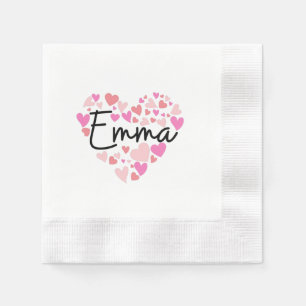 Ich liebe Emma Serviette