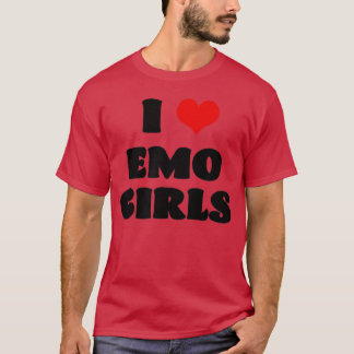 Ich liebe Emo-Mädchen Ich Herz Emo Mädchen Shirt G