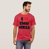 Ich liebe Emo-Mädchen Ich Herz Emo Mädchen Shirt G (Vorne ganz)
