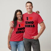 Ich liebe Emo-Mädchen Ich Herz Emo Mädchen Shirt G (Unisex)