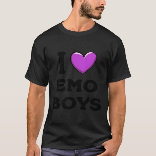 Ich liebe Emo T-Shirt (Vorderseite)