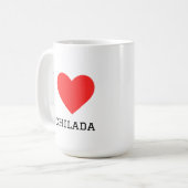 Ich liebe Enchilada Kaffeetasse (Vorderseite Links)
