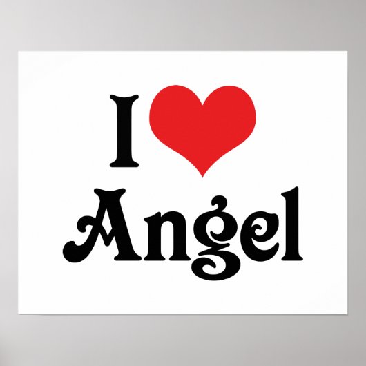 Ich liebe Engel Poster (Vorne)