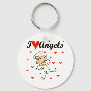 Ich liebe Engel T-Shirts und Geschenke Schlüsselanhänger