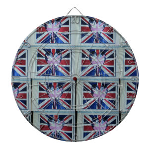 Ich liebe England Kunstprint Dartscheibe