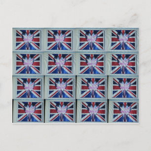 Ich liebe England Kunstprint Postkarte