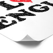 Ich Liebe Englisch Poster (Ecke)