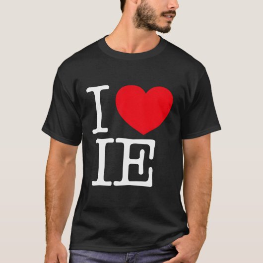 Ich Liebe, er ist T-Shirt (Vorderseite)