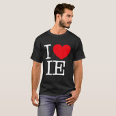 Ich Liebe, er ist T-Shirt (Vorne ganz)
