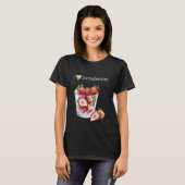 Ich liebe Erdbeeren  T-Shirt (Vorne ganz)