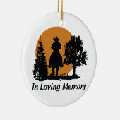 Ich liebe Erinnerung Keramik Ornament (Rechts)