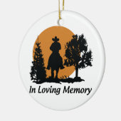 Ich liebe Erinnerung Keramik Ornament (Links)