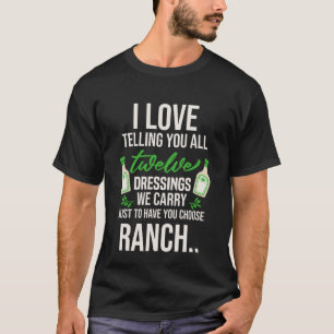 Ich Liebe erzähle Ihnen alle zwölf Kleidungsstücke T-Shirt