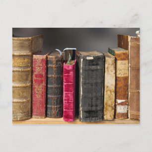 Ich liebe es, Antiquarische Vintage-Bücher zu lese Postkarte