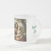 Ich Liebe es Beste Mama je Personalisiert gedruckt Mattglastasse (VorderseiteRechts)