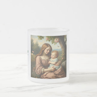 Ich Liebe es Beste Mama je Personalisiert gedruckt Mattglastasse