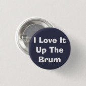 Ich Liebe es bis zum 3 cm langen Abzeichen Button (Vorne & Hinten)