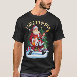 Ich liebe es, den Weihnachtsmann zu schlittenfahre T-Shirt