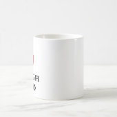 Ich liebe es, ein Nerd zu sein Kaffeetasse (Mittel)