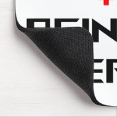 Ich liebe es, ein Nerd zu sein Mousepad (Ecke)