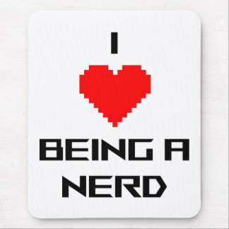 Ich liebe es, ein Nerd zu sein Mousepad