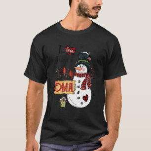 Ich liebe es, ein Oma-Schneemann-Weihnachten zu se T-Shirt