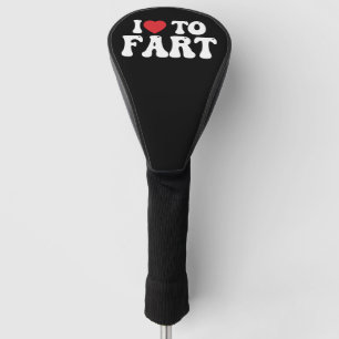 Ich liebe es, groovy zu furzen golf headcover