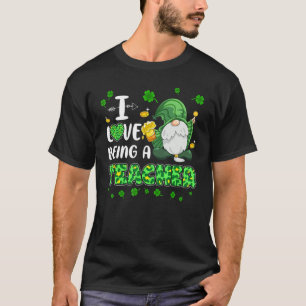 Ich liebe es, Lehrer zu sein, lustiger Gnom St. Pa T-Shirt