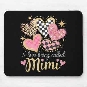 Ich liebe es, Mimi Oma Mama am Muttertag genannt z Mousepad