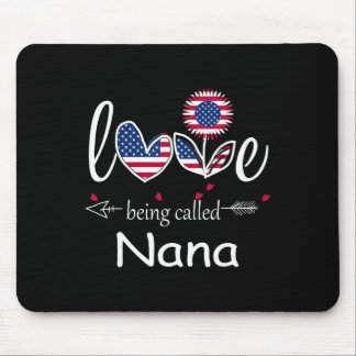 Ich liebe es, Oma USA-Flagge 4. Juli Unabhängigkei Mousepad