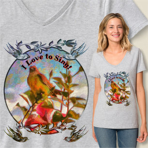 Ich liebe es, Rooftop Social Visitor 2338 zu singe T-Shirt