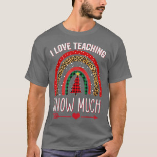 Ich liebe es, so viel süßen Regenbogen-Weihnachtss T-Shirt