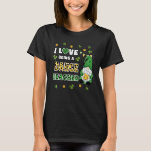 Ich liebe es, Tanzlehrer-Gnom am St. Patrick's Day T-Shirt