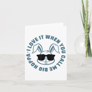 Ich Liebe es, wenn du mich Big Hoppa Bunny Sungles Karte