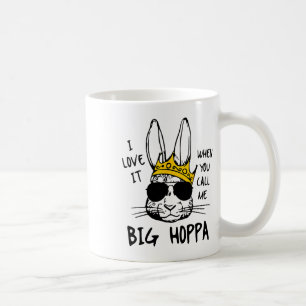 Ich liebe es, wenn du mich großer Hoppa-Bunny-Oste Kaffeetasse