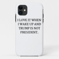 ICH LIEBE ES, WENN ICH WECKTE AUF UND TRUMP IST NI
