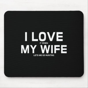 Ich Liebe es, wenn meine Ehefrau mir Lasse, ein Jä Mousepad
